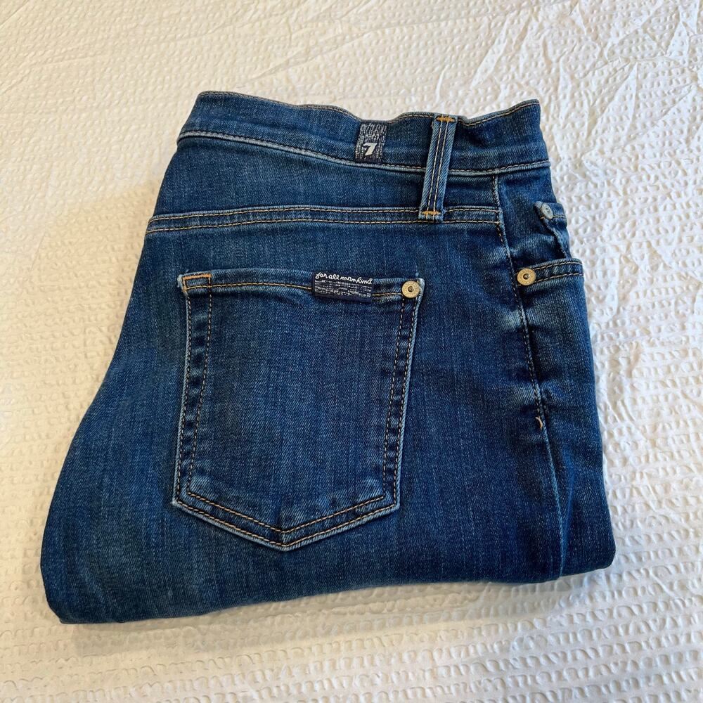 7 for all mankind highwaist skinny jeans 27 women